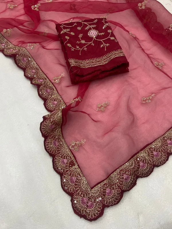 Red_CHERRY_RED_KHADI_ORGANZA_EMBROIDERED_SAREE